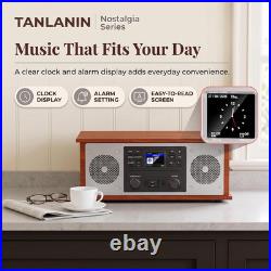 10 in 1 Bluetooth Record Player All-In-One Multimedia Center Stereo Speakers