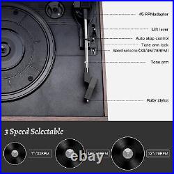 10 in 1 Record Player with External Speakers, 3 Speed Bluetooth Turntable Viny 10 in 1 Record Player with External Speakers, 3 Speed Bluetooth Turntable Viny