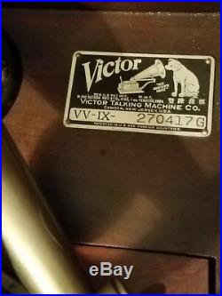 1916 VICTROLA VV-IX Table Top RECORD Player PHONOGRAPH Victor TALKING MACHINE