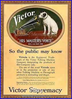1917 RCA Victor Victrola Record Player