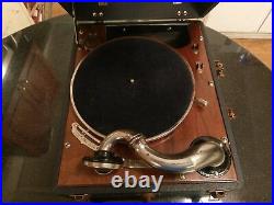1920s Portable Wind Up Record Player