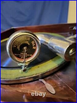 1922 VICTOR TALKING MACHINE VV 80 Phonograph Record Player