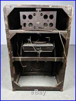 1939 Antique Art Deco Zenith 7S682 AM/Shortwave Console Radio with RECORD PLAYER