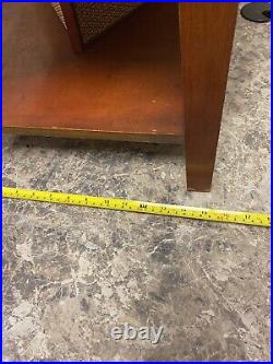 1950s RCA Victor High Fidelity Phonograph Record Player 3-HES-5 & Speaker Stand