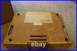1950s WILCOX GAY Model 400 Record player, Blonde wood cabinet (LIMED OAK), RARE