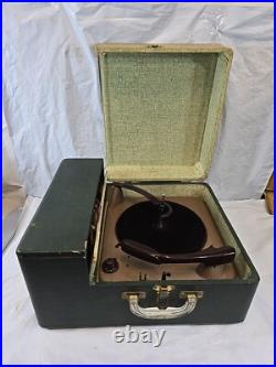 1954 Montgomery Ward Airline 978B Phonograph 3 Tube 3 Speed 78 Record Player