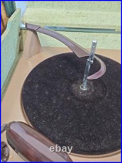 1954 Montgomery Ward Airline 978B Phonograph 3 Tube 3 Speed 78 Record Player