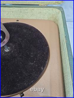 1954 Montgomery Ward Airline 978B Phonograph 3 Tube 3 Speed 78 Record Player