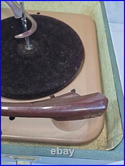 1954 Montgomery Ward Airline 978B Phonograph 3 Tube 3 Speed 78 Record Player