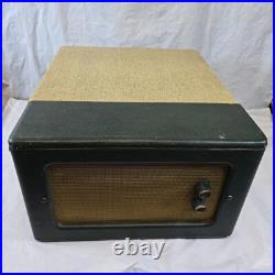 1954 Montgomery Ward Airline 978B Phonograph 3 Tube 3 Speed 78 Record Player