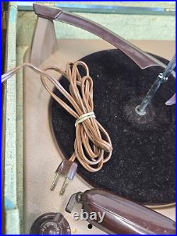 1954 Montgomery Ward Airline 978B Phonograph 3 Tube 3 Speed 78 Record Player