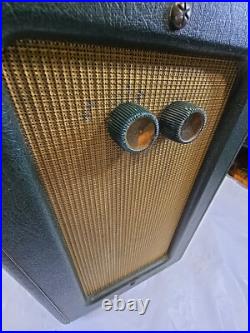 1954 Montgomery Ward Airline 978B Phonograph 3 Tube 3 Speed 78 Record Player