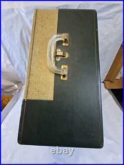 1954 Montgomery Ward Airline 978B Phonograph 3 Tube 3 Speed 78 Record Player