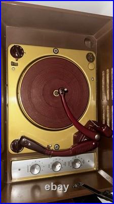 1956 RCA HF-190 Phonograph Good Condition Read Description