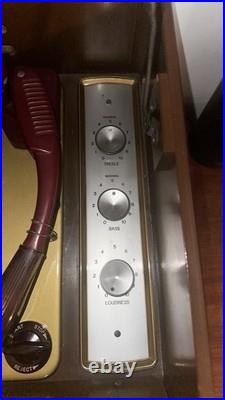 1956 RCA HF-190 Phonograph Good Condition Read Description