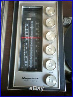 1960'S Magnavox HiFi Stereo Am/Fm Radio Record Player Console Cabinet