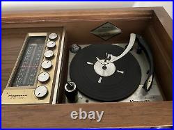 1960'S Vintage Magnavox Astro-Sonic Stereo AM/FM Record Player Console