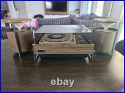 1965 Zenith Circle Of Sound 1965 Vintage Vinyl Record Player & Speakers 1965 Zenith Circle Of Sound 1965 Vintage Vinyl Record Player & Speakers