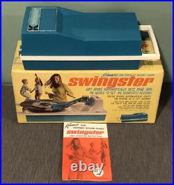 1967 Kenner's Toy Swingster Phonograph Record Player 33/45 Complete with Box Read