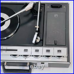 1970's Panasonic SG-674 Stereo Suitcase Radio Turntable Record Player WithSpeakers 1970's Panasonic SG-674 Stereo Suitcase Radio Turntable Record Player WithSpeakers