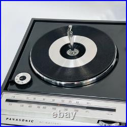 1970's Panasonic SG-674 Stereo Suitcase Radio Turntable Record Player WithSpeakers 1970's Panasonic SG-674 Stereo Suitcase Radio Turntable Record Player WithSpeakers
