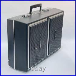 1970's Panasonic SG-674 Stereo Suitcase Radio Turntable Record Player WithSpeakers 1970's Panasonic SG-674 Stereo Suitcase Radio Turntable Record Player WithSpeakers