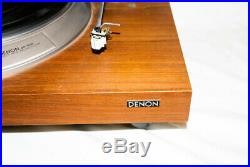 1970s Denon Dp-1250 Direct Drive Record Player Turntable Rare