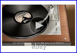 1 BY ONE Automatic Record Player Bluetooth Turntable, Remote Control, 33/45RPM