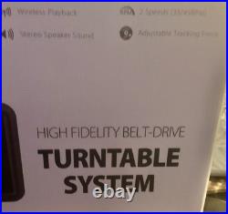 1 By One High Fidelity Belt Drive Turntable/Record Player New in Box
