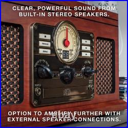 3-Speed Turntable & Bluetooth Wireless Music Streaming Quincy Record Player 3-Speed Turntable & Bluetooth Wireless Music Streaming Quincy Record Player