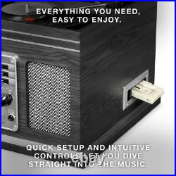 3-Speed Turntable & Bluetooth Wireless Music Streaming Quincy Record Player 3-Speed Turntable & Bluetooth Wireless Music Streaming Quincy Record Player