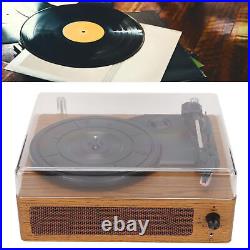 3 Speed Vinyl Record Player BT Turntable Retro Phonograph With Ruby Stylus DCL