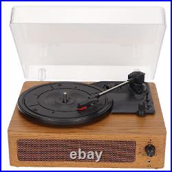 3 Speed Vinyl Record Player BT Turntable Retro Phonograph With Ruby Stylus DCL