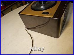 50's RCA Victor Brown Bakelite 45 Rpm Record Player Phonograph Nice Estate Find