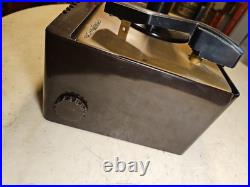 50's RCA Victor Brown Bakelite 45 Rpm Record Player Phonograph Nice Estate Find