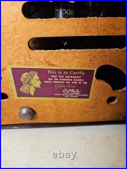 50's RCA Victor Brown Bakelite 45 Rpm Record Player Phonograph Nice Estate Find