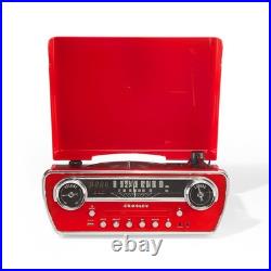 7-in-1 Bluetooth Record Player Turntable AM FM Radio CD Player AUX Jack New