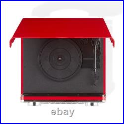 7-in-1 Bluetooth Record Player Turntable AM FM Radio CD Player AUX Jack New