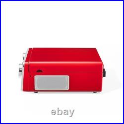 7-in-1 Bluetooth Record Player Turntable AM FM Radio CD Player AUX Jack New