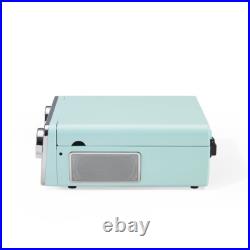 7in-1 Vinyl Record Player Vintage Turntable Bluetooth CD Player AM FM Radio Blue 7in-1 Vinyl Record Player Vintage Turntable Bluetooth CD Player AM FM Radio Blue