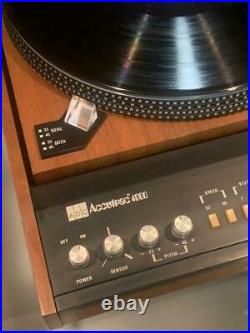 ADC Accutrac 4000 2-Speed Direct-Drive Record Player Turntable 1970s Vintage F/S