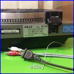 AKAI AP 306 Record Player Turntable AP306 Quartz Lock Direct Drive
