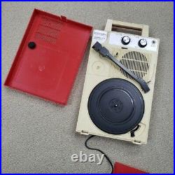 ANABAS GP-N3R Audio Nostalgic Portable Vinyl Records LP Player Red Tested ANABAS GP-N3R Audio Nostalgic Portable Vinyl Records LP Player Red Tested