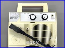 ANABAS GP-N3R Audio Nostalgic Portable Vinyl Records LP Player Red color JP New