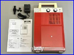 ANABAS GP-N3R Audio Nostalgic Portable Vinyl Records LP Player Red color JP New