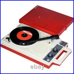ANABAS GP-N3R NEW Audio Nostalgic Portable Vinyl Records LP Player New Red color ANABAS GP-N3R NEW Audio Nostalgic Portable Vinyl Records LP Player New Red color