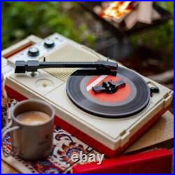 ANABAS GP-N3R NEW Audio Nostalgic Portable Vinyl Records LP Player New Red color ANABAS GP-N3R NEW Audio Nostalgic Portable Vinyl Records LP Player New Red color