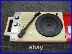 ANABAS GP-N3R NEW Audio Nostalgic Portable Vinyl Records LP Player Red color ANABAS GP-N3R NEW Audio Nostalgic Portable Vinyl Records LP Player Red color