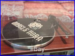 ANGELS HORN Bluetooth Turntable with Built-in Phono Preamp, 2-Speed Belt Drive