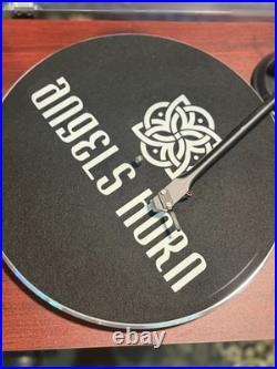 ANGELS HORN Bluetooth Turntable with Built-in Phono Preamp, 2-Speed Belt Drive